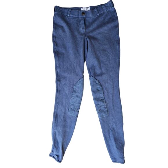 TUFF RIDER Jodhpurs Riding Breeches Blue size 26 - Picture 1 of 7